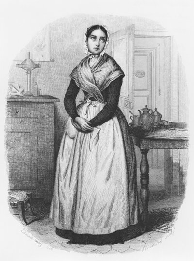 The servant Louise Morel, illustration from 